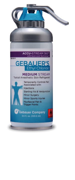 Gebauer Ethyl Chloride DZ 0386-0001-11 By Gebauer Company-Rx Item-