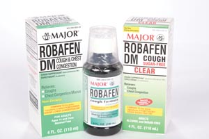 Major Cold & Cough Robafen DM, 120mL, Compare to Robitussin� DM Cough, 48/cs, 