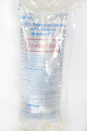 B.Braun Potassium Chloride Injections L6250 One Case