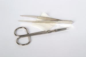 Medical Action Industries 4131, MEDICAL ACTION GENT-L-KARE STERILE SUTURE REMOVAL KITS Suture Removal Kit Tray Includes: WF Littauer Scissors, Metal Forceps, 2" x 2" Gauze, 50/cs, CS