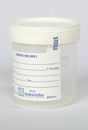 Medegen Leak-Resistant Sterile Specimen Containers Case 4936 By Medegen Medical 