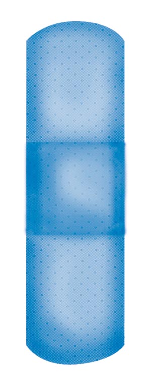 Nutramax Blue Metal Detectable Adhesive Bandages Case 1114025 By Dukal 
