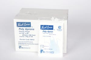 Tidi Premium Poly Aprons Case 10403 By Tidi Products 