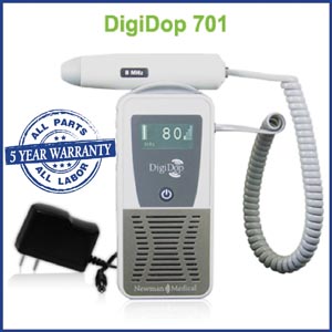 Newman Digidop Handheld Doppler Probes Box Dd-701-D5 By Newman Medical