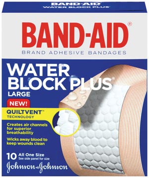 J&J Band-Aid� Water Block Plus� Adhesive Bandages Case 005658 By Johnson & J