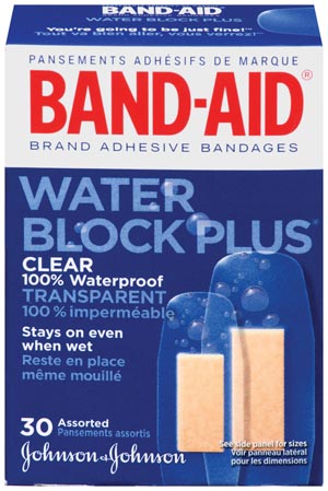 J&J Band-Aid Water Block Plus Adhesive Bandages Case 005659 By Johnson & Johns