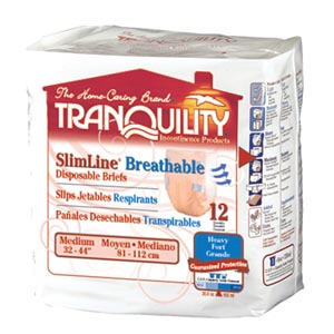 Principle Business Tranquility Slimline Breathable Disposable Briefs Case 2305