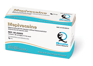 ANESTHETIC CARTS, MEPIVACAINE