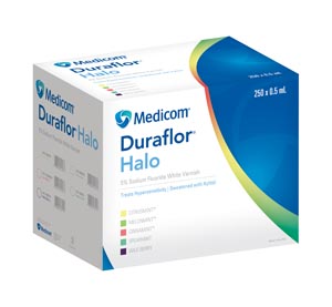 Medicom Duraflor Halo 5% Sodium Fluoride White Varnish Case 1015-Mm250 By Medico