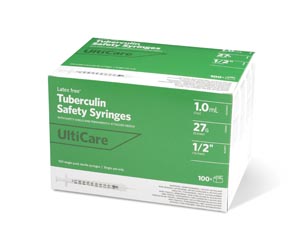 Ultimed Ulticare Tuberculin Safety Syringes Box 63001 By Ultimed 
