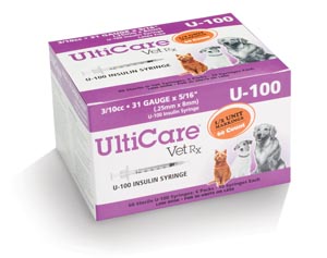 Ultimed Ultricare Vetrx Diabetes Care Insulin Syringes Box 09436 By Ultimed 