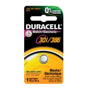 Duracell Medical Electronic Battery Case D301/386Pack By Duracell