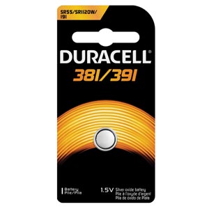 Duracell Medical Electronic Battery Case D381/391Pack By Duracell