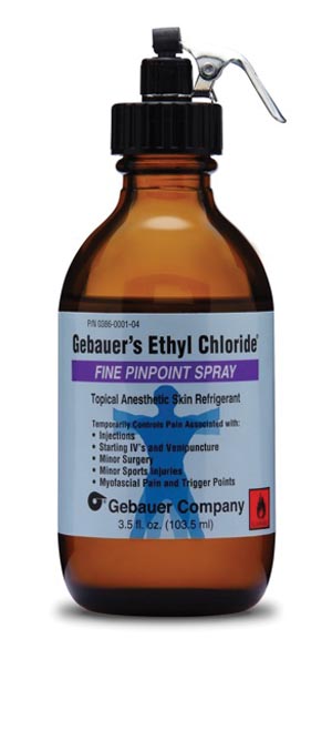 Gebauer Ethyl Chloride DZ 0386-0001-04 By Gebauer Company-Rx Item-