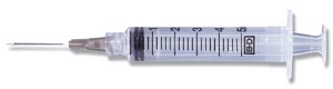 Bd 5 Ml Syringes & Needles Case Mfg. Part No.:309633 by BD