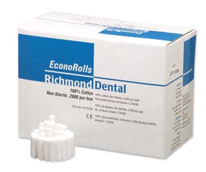 Richmond Economy Cotton Rolls Box 216206 By Richmond Dental