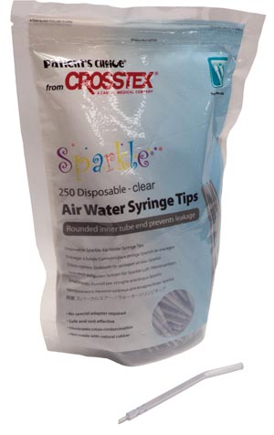 Crosstex Sparkle Disposable Air Water Syringe Tips Bag Bcsawscl By Crosstex Inte