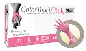 Microflex Colortouch� PinkPowder-Free Latex Exam Gloves Case Ctp-233-M By Micr