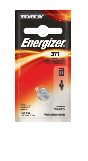 Energizer Silver Oxide Battery Case 371Bpz By Energizer Battery 