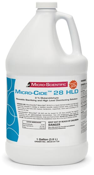 Micro-Scientific Micro-Cide28 Hld Disinfectant Case Mc28-04-128 By Micro-Scient