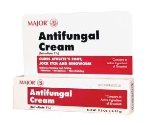 Major Foot Care Anti-Fungal Cream, 15gm, Compare to Tinactin 1%, NDC# 00904-072