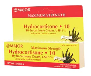 Major First Aid 1% Hydrocortisone, Aloe, 30gm, NDC# 00904-7623-31 Each 100432 By