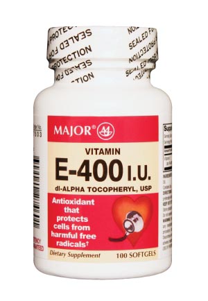 Major Vitamin E 400 IU, SoftGel Caplets, 100s, 48/cs, NDC# 10006-0700-34 Each 23