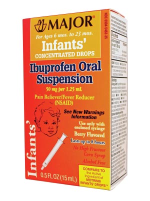 Major Ibuprofen, Concentrated Drops, 15mL, Compare to Motrin, 24/cs, NDC# 00904