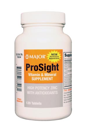 Major Eye Care Prosight Tabs, 120s, Compare to Ocuvite, 24/cs, NDC# 00904-7735-