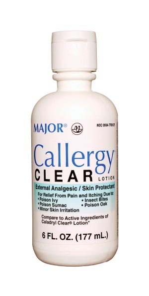 Major Callergy Clear Lotion, 180mL, Compare to Caladryl, NDC# 00904-7760-21 Ski