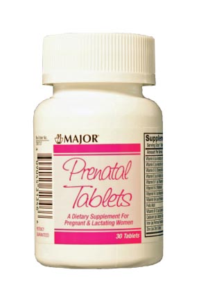 Major Prenatal Tablets, 30s, Compare to Stuartnatal, NDC# 00904-5313-46 Multivi
