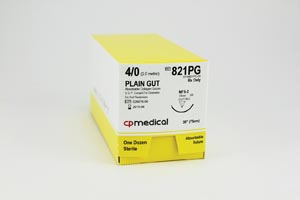 CP Medical Plain Gut Absorbable Suture Box 821Pg By CP Medical 