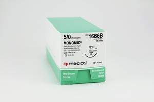 CP Medical Monomid� Non-Absorbable Suture Box 1666B By CP Medical 
