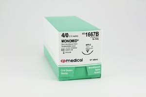 CP Medical Monomid� Non-Absorbable Suture Box 1667B By CP Medical 