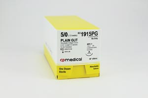 CP Medical Plain Gut Absorbable Suture Box 1915Pg By CP Medical 