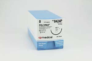 CP Medical Polypro� Non-Absorbable Suture Box 8424P By CP Medical 
