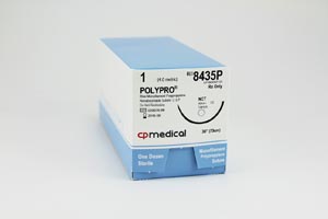 CP Medical Polypro� Non-Absorbable Suture Box 8435P By CP Medical 