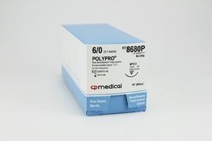 CP Medical Polypro� Non-Absorbable Suture Box 8680P By CP Medical 
