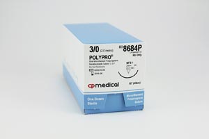 CP Medical Polypro� Non-Absorbable Suture Box 8684P By CP Medical 