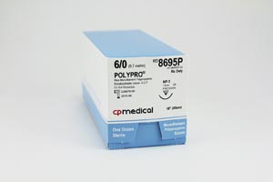 CP Medical Polypro� Non-Absorbable Suture Box 8695P By CP Medical 