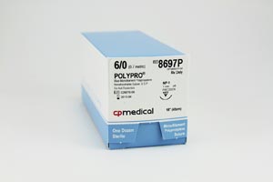 CP Medical Polypro� Non-Absorbable Suture Box 8697P By CP Medical 