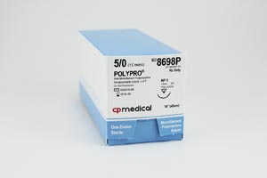 CP Medical Polypro� Non-Absorbable Suture Box 8698P By CP Medical 