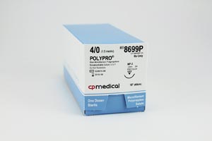 CP Medical Polypro� Non-Absorbable Suture Box 8699P By CP Medical 
