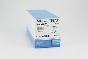 CP Medical Polypro� Non-Absorbable Suture Box 8870P By CP Medical 