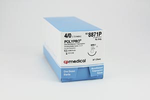 CP Medical Polypro� Non-Absorbable Suture Box 8871P By CP Medical 