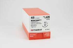 CP Medical Monoswift� Absorbable Suture Box L426 By CP Medical 